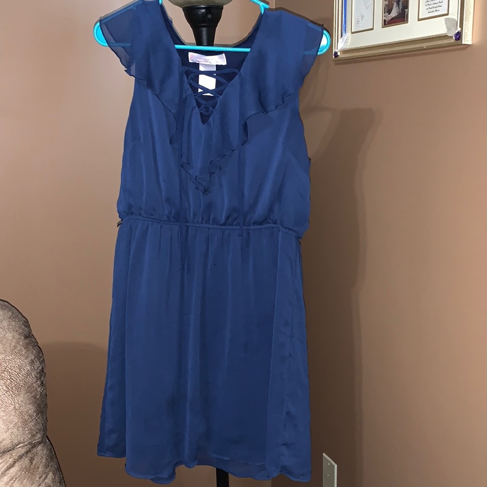 Navy cocktail dress